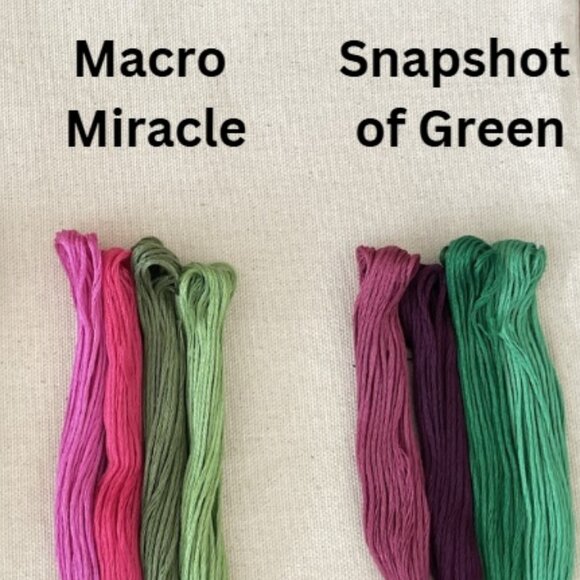 Hand Embroidered Wreath with Initial "A" - Picture 4 of 5